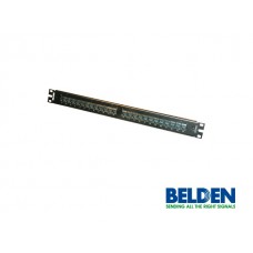 Patch Panel Belden de 24 ptos 1u Precargardo CAT5E AX103258 